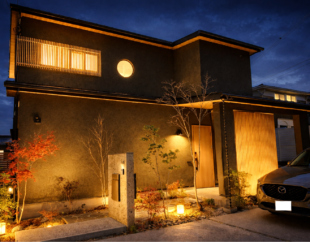 エコサームの塗り壁を使った和の家